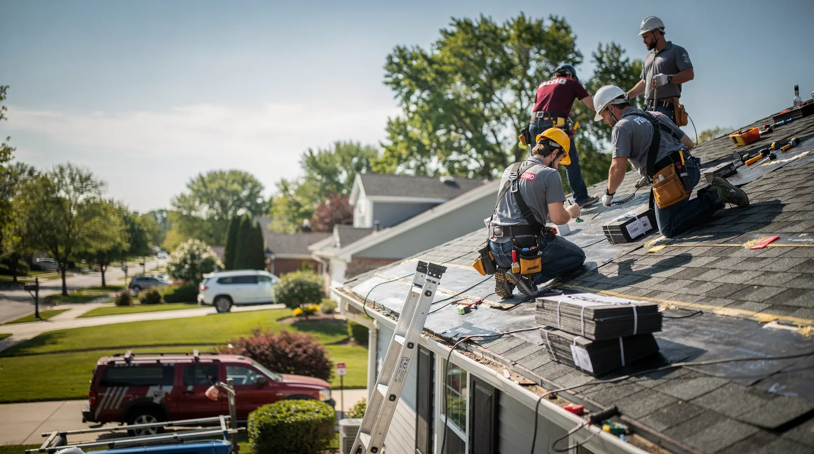 Roof Repair in Columbia, IL around you